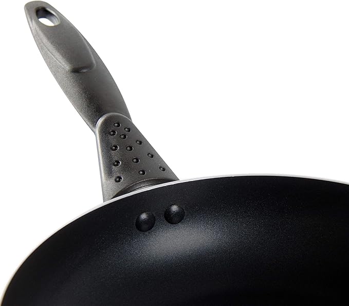 Cooking Pot Non-Stick Aluminium Wok Long Handle with LidFrying pan