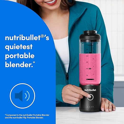 nutribullet Flex portable blender 22oz 2Pack NBPB30200AKAW Black &amp White