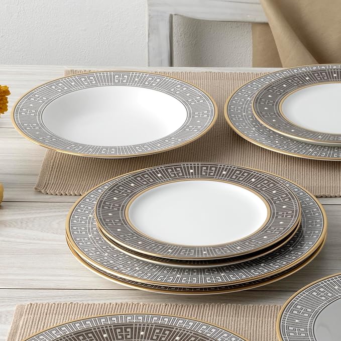 Noritake Infinity Bronze 12-Piece Dinnereware Set Service for 4