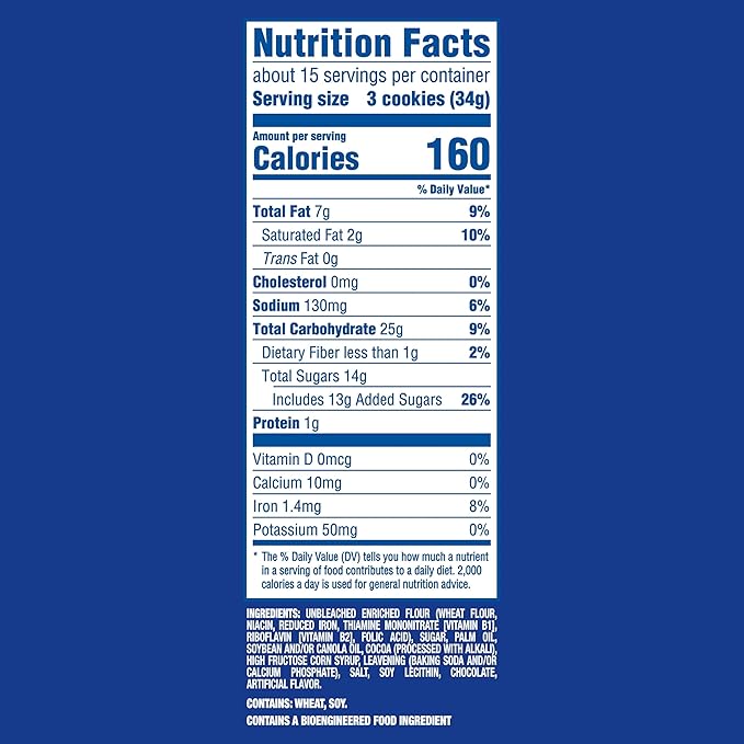 OREO Chocolate Sandwich Cookies Family Size 12 - 18.12 oz Packs