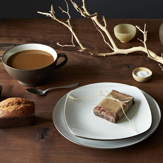 Noritake Colorwave Chocolate 4-Piece Square Place Setting Service for 1