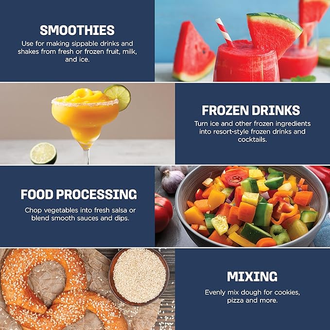 Ninja Kitchen System | All-in-One Food Processor &amp Blender for Smoothies | Includes Pitcher (2) 16 oz. To-Go Cups &amp 8-Cup Bowl | Makes Salsa Dough Shakes &amp Frozen Drinks | 1500W | Blac