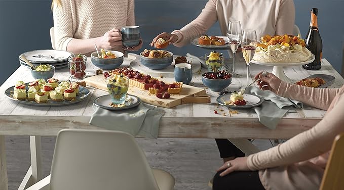 Denby Azure Coast 12-Piece Dinnerware Set