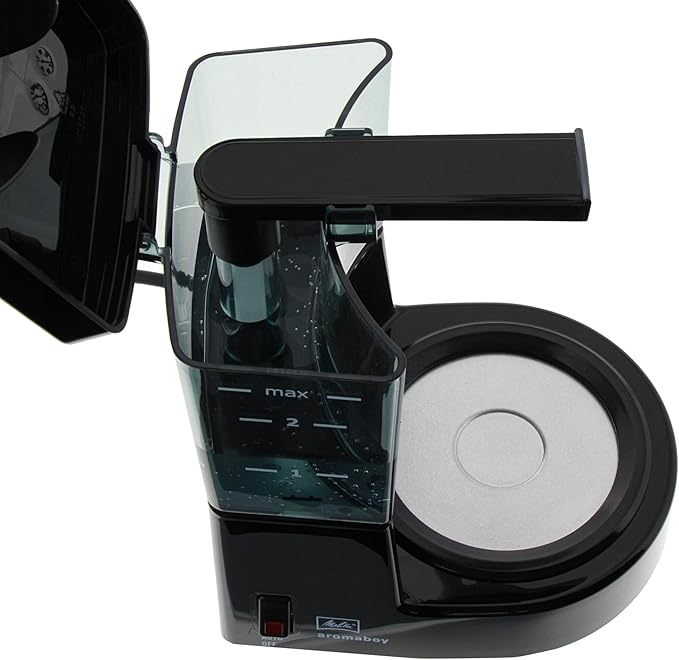 Melitta 1015 Aromaboy Filter Coffee Machine 2 Cups Glass Pot Automatic Switch-Off black by Melitta
