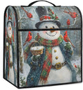 cfpolar Kitchen Aid Mixer Cover Compatible with 6-8 Quarts Snowman Cardinal Xmas Stand Mixer Cover Kitchen Aid Mixers Accessories Appliance Organizer Bag Dust Covers with Zipper Pocket