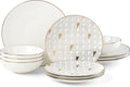Lenox White Trianna 12-Piece Dinnerware Set 16.20 LB