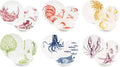 Excelsa Flora &amp Fauna Dinner Set Ceramic Multicoloured