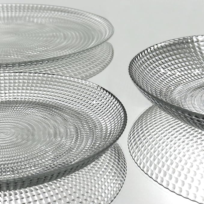 HELIOS Clear Glass Dinnerware