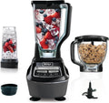 Ninja Kitchen System | All-in-One Food Processor &amp Blender for Smoothies | Includes Pitcher Travel Cup &amp 8-Cup Bowl | Makes Salsa Dough Shakes &amp Frozen Drinks | 120 Volts | Black | BL