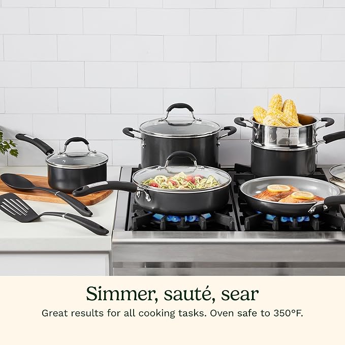Cuisinart 12-Piece Classic Ceramic Nonstick Set 35C-12BK