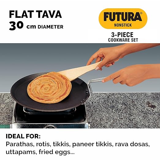 Hawkins Futura Non-Stick Cookware Set 4 Pieces (QS1)