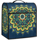 cfpolar Kitchen Aid Mixer Cover Compatible with 6-8 Quarts Ethnic Teal Mandala Green Stand Mixer Cover Kitchen Aid Mixers Accessories Appliance Organizer Bag Dust Covers with Zipper Pocket