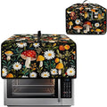 Doojoayie Small Appliance Covers 8 Slice Toaster Cover Universal Fit Kitchen Appliance Dust Protector Compatible with Toaster Oven/Bread Machine/Air Fryer Mushroom Print