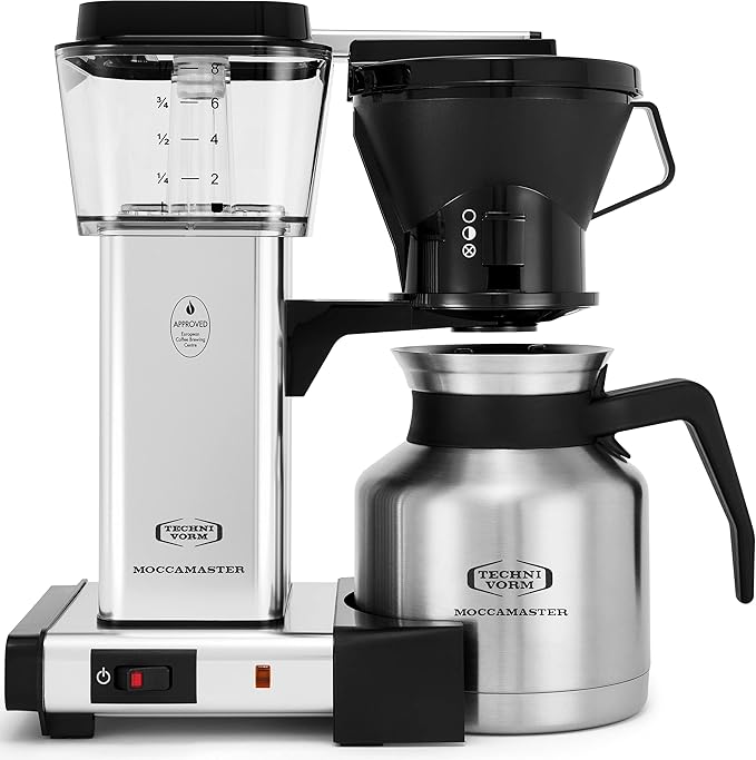 Technivorm Moccamaster 79212 KBTS Coffee Brewer 32 oz Polished Silver