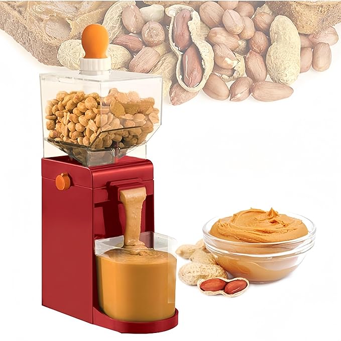 Peanut Butter Maker Nut Butter Machine 2025 New Electric Nut Butter Maker Machine Electric Sesame Sauce Nut Grinder with Non-Slip Base Entry Easy Install Easy to UseGrinder