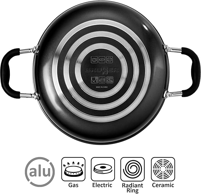 Brunner 0806095N Camping Aluminum Cookware Set Pirate 9+1¸ Ø 24 cm