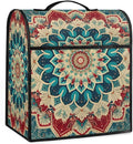 cfpolar Kitchen Aid Mixer Cover Compatible with 6-8 Quarts Ethnic Flower Mandala Stand Mixer Cover Kitchen Aid Mixers Accessories Appliance Organizer Bag Dust Covers with Zipper Pocket