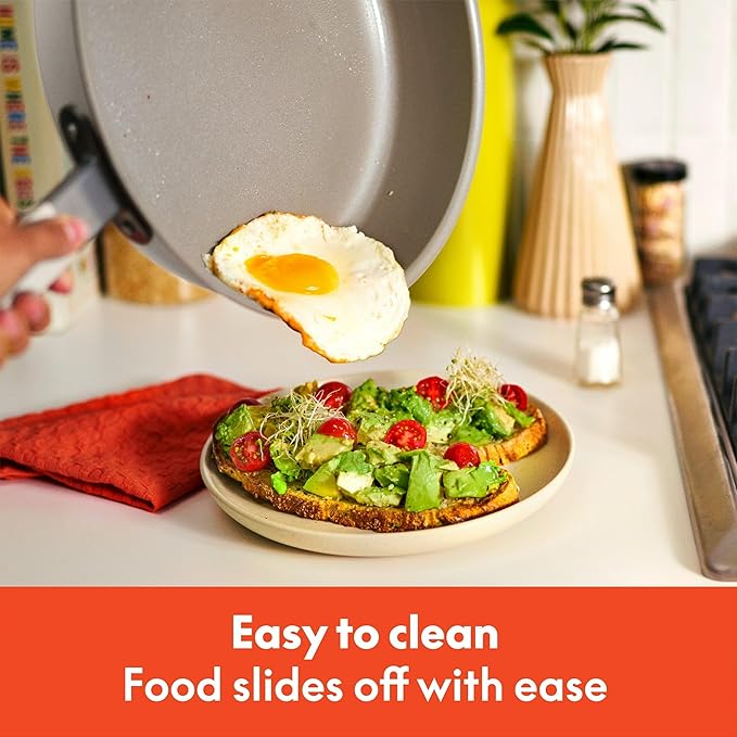bella 9-Piece Cookware Set Fits-anywhere™ Kitchenware Oatmilk
