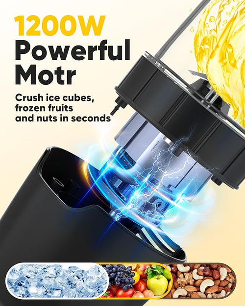 11-in-1 Smoothie Blender Personal Blender Margarita Machine with 1200-Watt Base for Smoothies Ice and Fruit