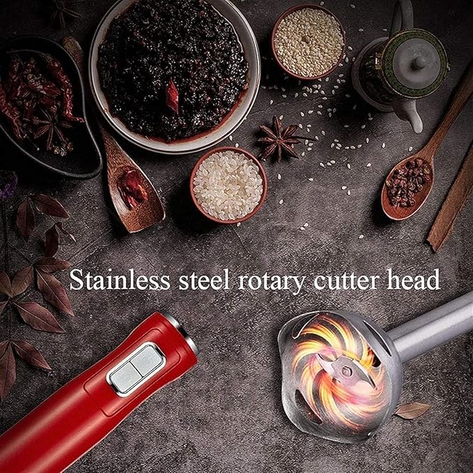 TOEWOE Hand Blender Immersion Blender 9-Speed Immersion Multi-Purpose Hand Blender 304 Stainless Steel Stick Blender BPA-Free Kitchen Tool