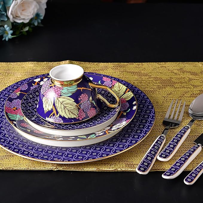 8 piece bone china dinnerware set coffee cup sets dishes set dinnerware sets for 2 plate set dinner plates kitchen tableware