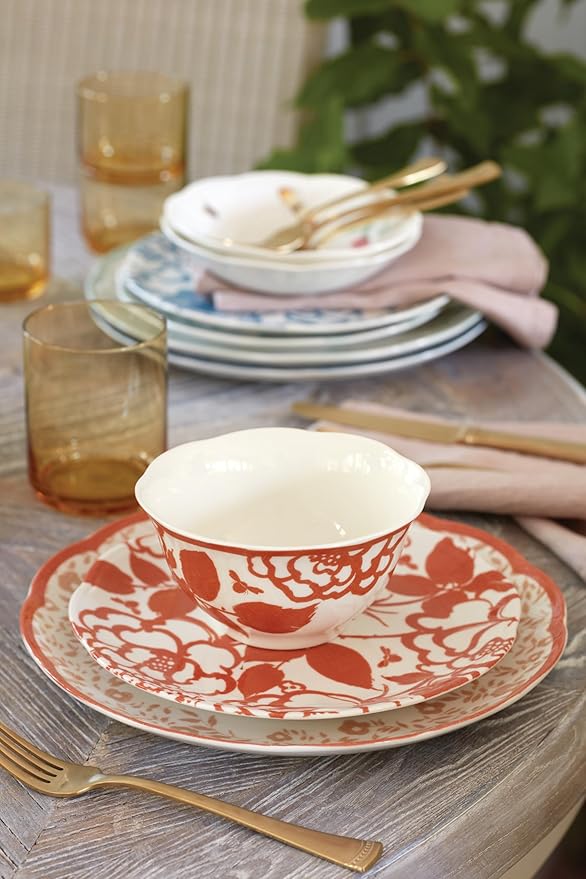 Lenox BM COTTAGE DW RICE BOWLS S/4 SAFFRON 2.65
