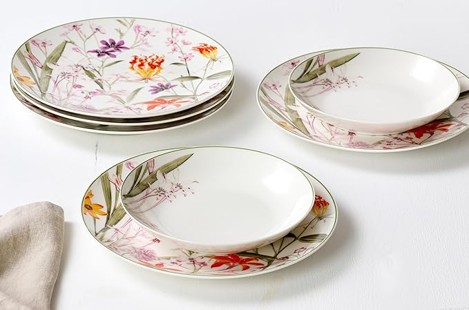 Ritzenhoff &amp Breker Flora 12-Piece Porcelain Dinner Set
