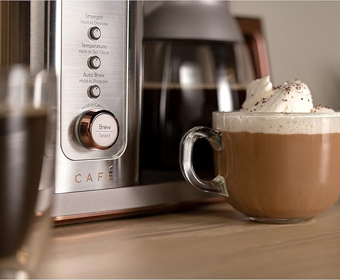 Café Specialty Drip Coffee Maker | 10-Cup Glass Carafe | WiFi Enabled Voice-to-Brew Technology | Smart Home Kitchen Essentials | SCA Certified Barista-Quality Brew | Stainless Steel