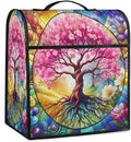 cfpolar Kitchen Aid Mixer Cover Compatible with 6-8 Quarts Tree Of Life Flower Stand Mixer Cover Kitchen Aid Mixers Accessories Appliance Organizer Bag Dust Covers with Zipper Pocket
