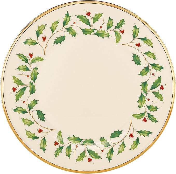 Lenox 146504000 Holiday Dinner Plate Christmas Dinnerware