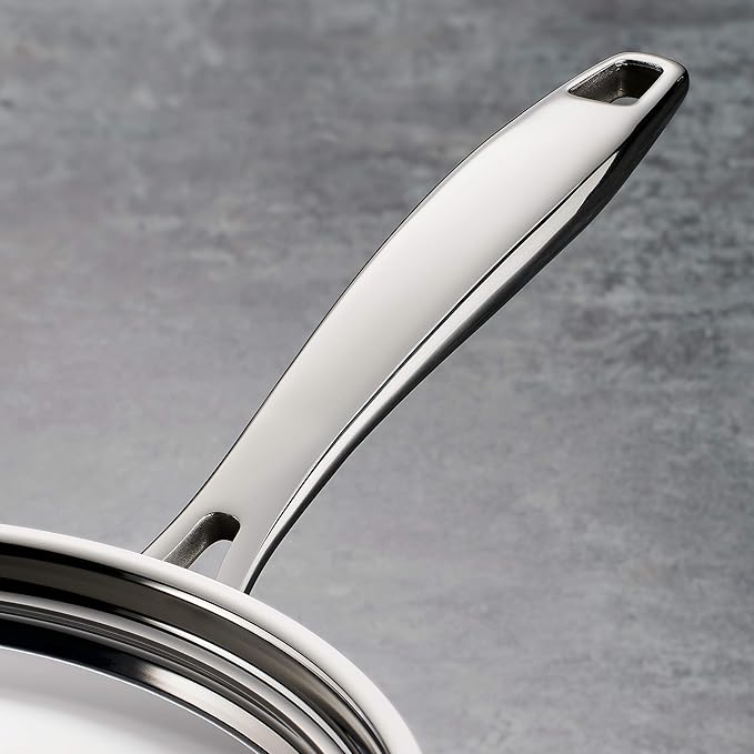 Tramontina 8-Piece Tri-Ply Clad Cookware Set with 12-Inch Professional Nonstick Fry Pan