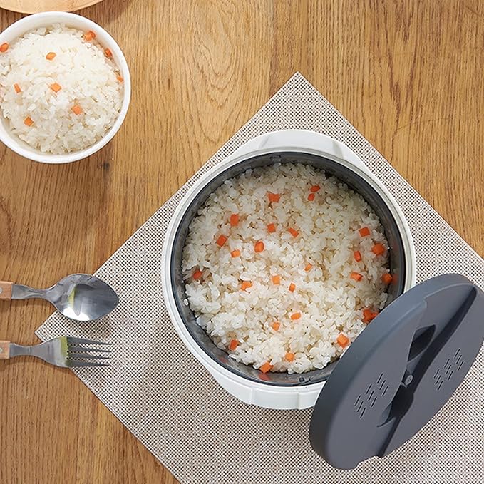 Atyhao Microwave Rice Cooker Set Odorless Food Grade PP Good Sealing Rice Maker for Kitchen for Microwave (Orange)