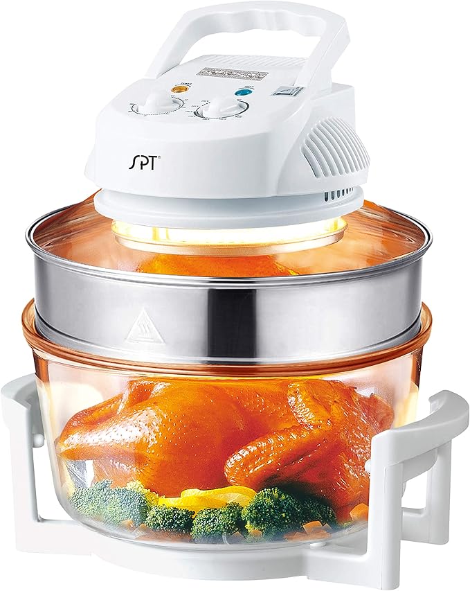 SPT SO-2004: Super Turbo Oven with Extender Ring white