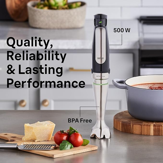 Braun MultiQuick MQ7025X Hand Blender Faster Finer Blending
