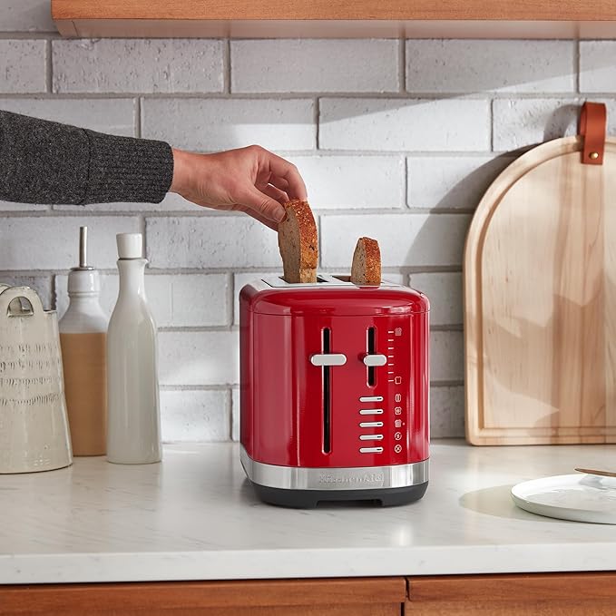 KitchenAid 2 Slice Automatic Toaster with Extra Wide Slots KMT2109ER Empire Red