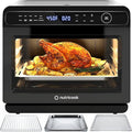 Nutricook Steami 24L Steam Air Fryer Oven – 11-in-1 Convection Countertop Multi-Cooker with Real Steam Tech Air Fry Bake Roast Dehydrate Sterilize Stainless Steel Interior – 1600W