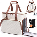BAGSPRITE Travel Coffee Maker Carrying Case for Keurig K-Mini Plus &amp K-Slim – Portable Single Serve Coffee Machine Storage Bag with Accessories Space Coffe Maker Travel Bag