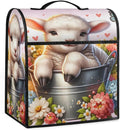 cfpolar Kitchen Aid Mixer Cover Compatible with 6-8 Quarts Cute Flower Sheep Stand Mixer Cover Kitchen Aid Mixers Accessories Appliance Organizer Bag Dust Covers with Zipper Pocket