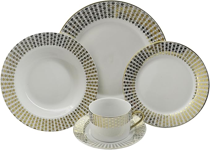 Three Star YL7620 Dinnerware Sets Gold