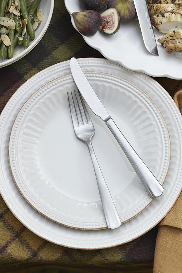 Lenox 899196 French Perle Groove 24-Piece Dinnerware Set Service For 8