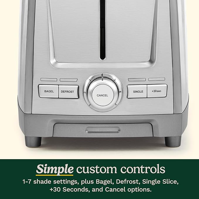Cuisinart 2-Slice XL Slot Stainless Steel Toaster Stainless Steel CPT-1600