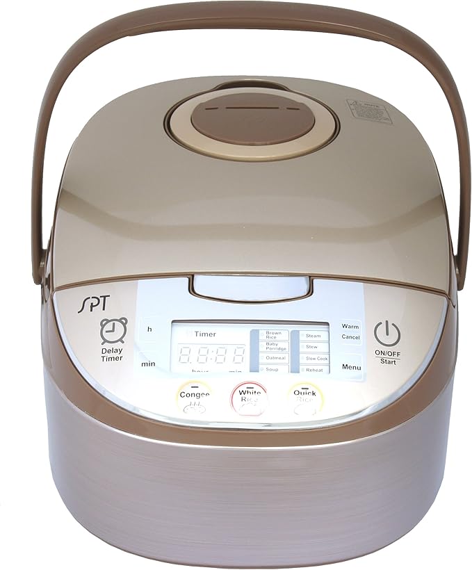 SPT RC-1808: 10 Cups Multi-functional Rice Cooker GOLD