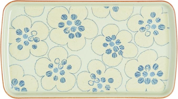 Denby Heritage Orchard Accent Rectangle Plate Green