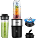 GDOR Blender for Smoothies 900W Personal Blender with 2 * 24Oz BPA-Free To-Go Cups For Smoothies Milkshakesand JuicesHealthy RecipeBlack