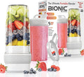 Bionic Blade Personal Portable Blender 26.5 oz with Extra Shaker &amp Lid Cordless &amp Rechargeable Airtight Mini Blender for Smoothies Shakes Juices &amp Sauces White As Seen on TV