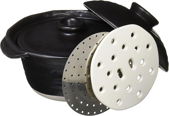 Yamasita Craft 11442240 Black Induction Rice Cooker 3 Cups 10.0 x 8.9 x 6.1 inches (25.7 x 22.5 x 15.5 cm)