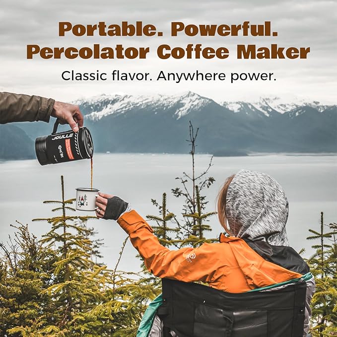 Electric Kettle for Fast Boiling Hot Water Coffee Tea Portable for Travel Food Cooking possible at Campsite Hotel and Home Popcorn Maker Function turns Camping with Joys