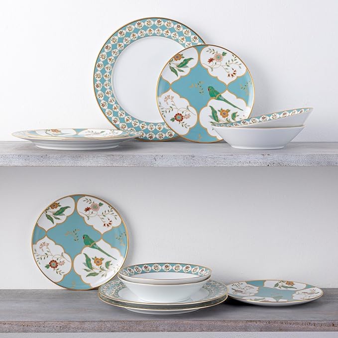 Noritake Lodi's Morning 12-Piece Dinnerware Set Service for 4