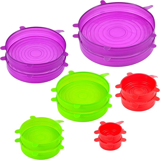 San Ignacio Jolie 8-Piece Cookware Suitable for Induction Hita in Stainless Steel with Set of 12 Silicone Lids