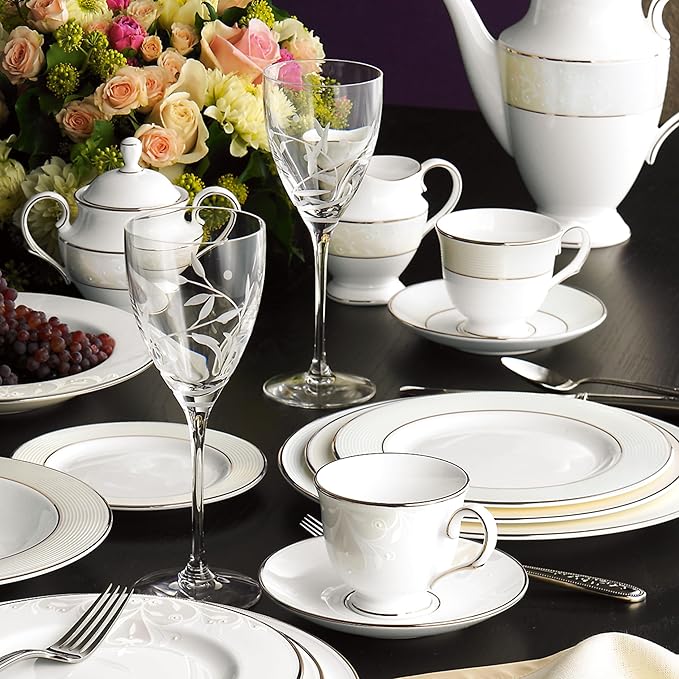 Lenox 806506 Opal Innocence Stripe 5-Piece Place Setting
